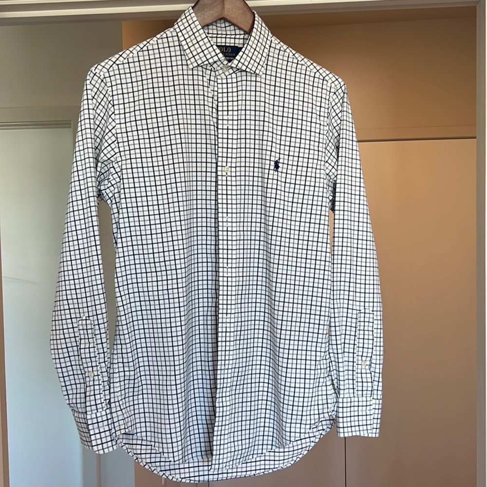 Polo Ralph Lauren Performance Classic Fit Check Button Down Shirt Men’s S